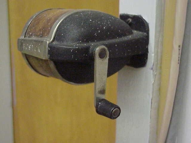Pencil Sharpeners Were Classroom Technology