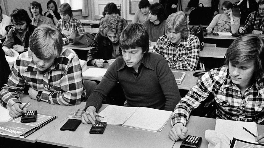 Calculators Were Not Always Allowed