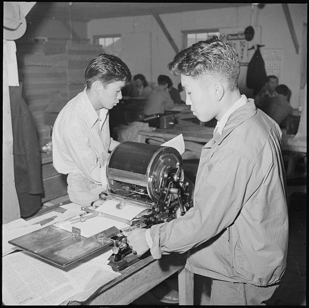 Teachers Used Mimeographs