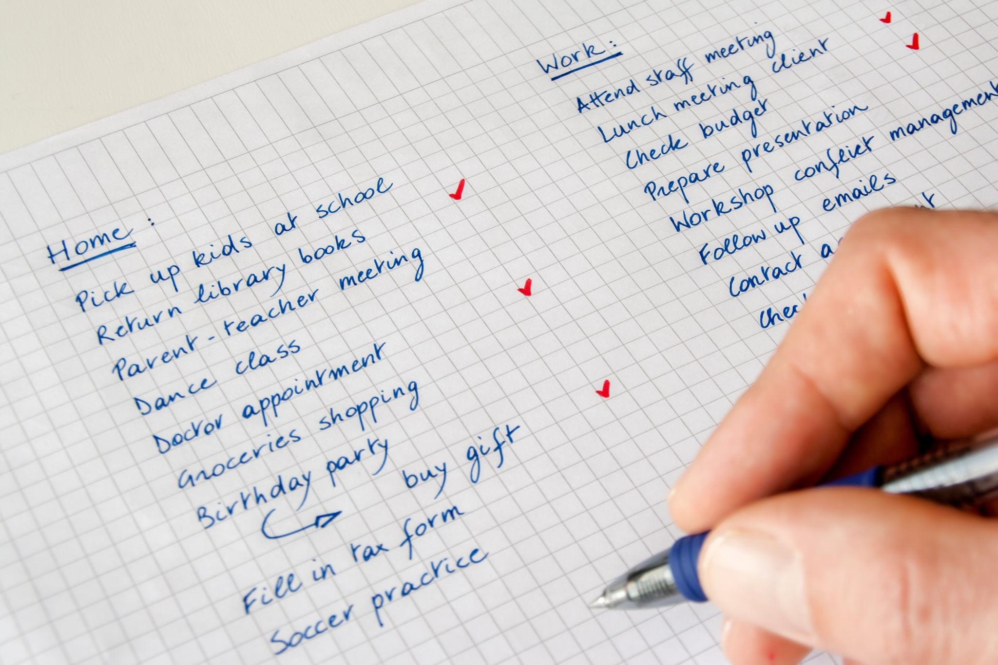 Use a Simple To-Do List