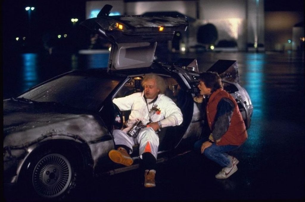 11. Back to the Future (1985) – Michael J. Fox and Christopher Lloyd Behind the Scenes
