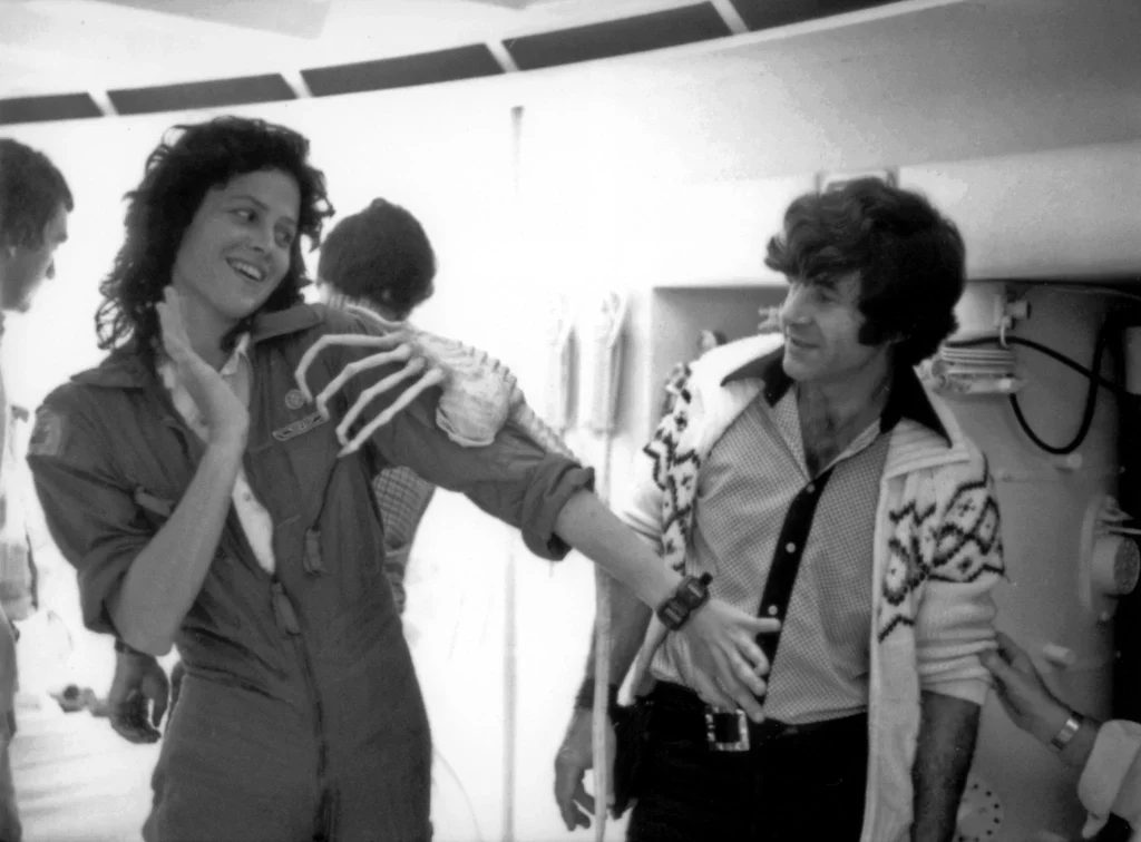 13. Alien (1979) – Sigourney Weaver Relaxing Behind the Scenes