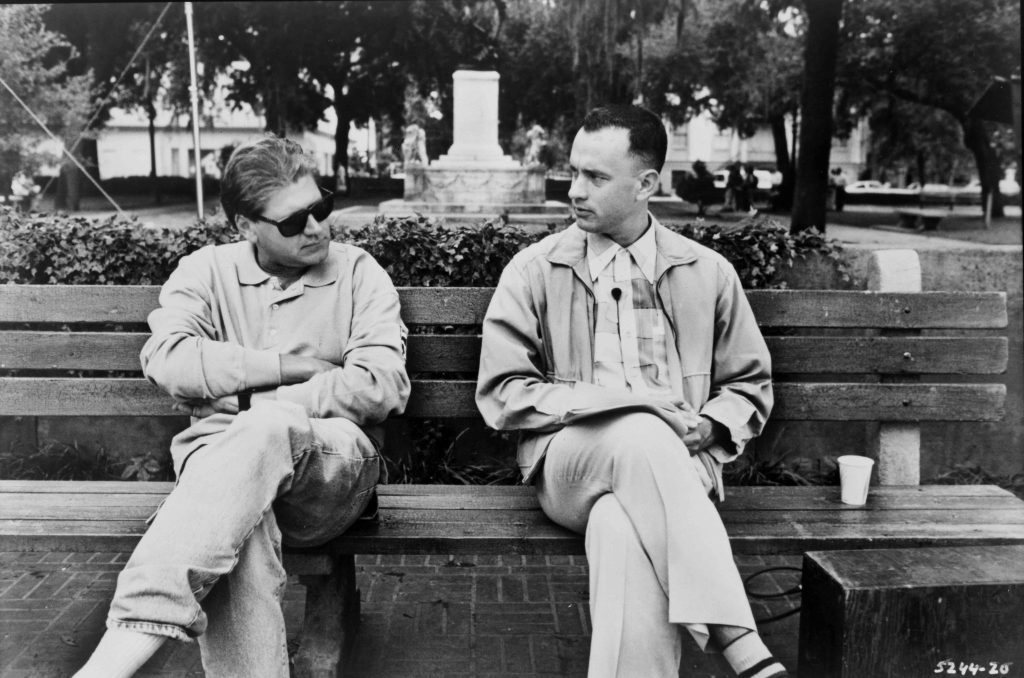 18. Forrest Gump (1994) – Tom Hanks and Director Robert Zemeckis Between Takes