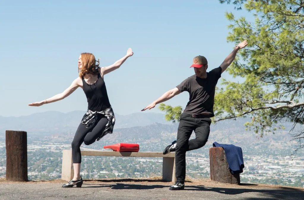 22. La La Land (2016) – Emma Stone and Ryan Gosling Rehearsing their Dance Sequence