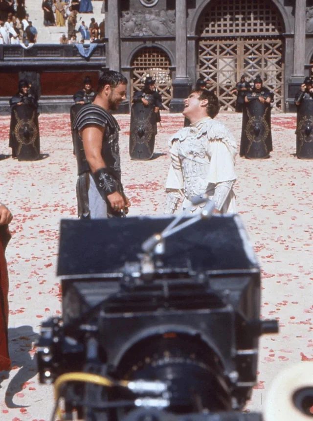 23. Gladiator (2000) – Russell Crowe and Joaquin Phoenix