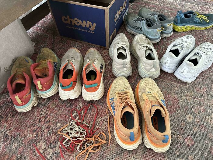 He Bought New Shoes Instead of Cleaning the Old Ones