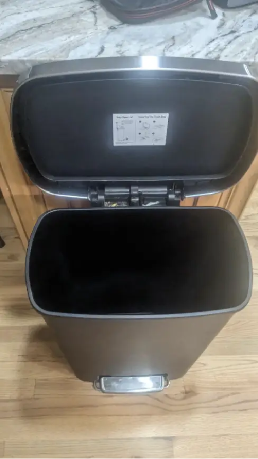 He Took Out the Trash but Forgot the New Bag