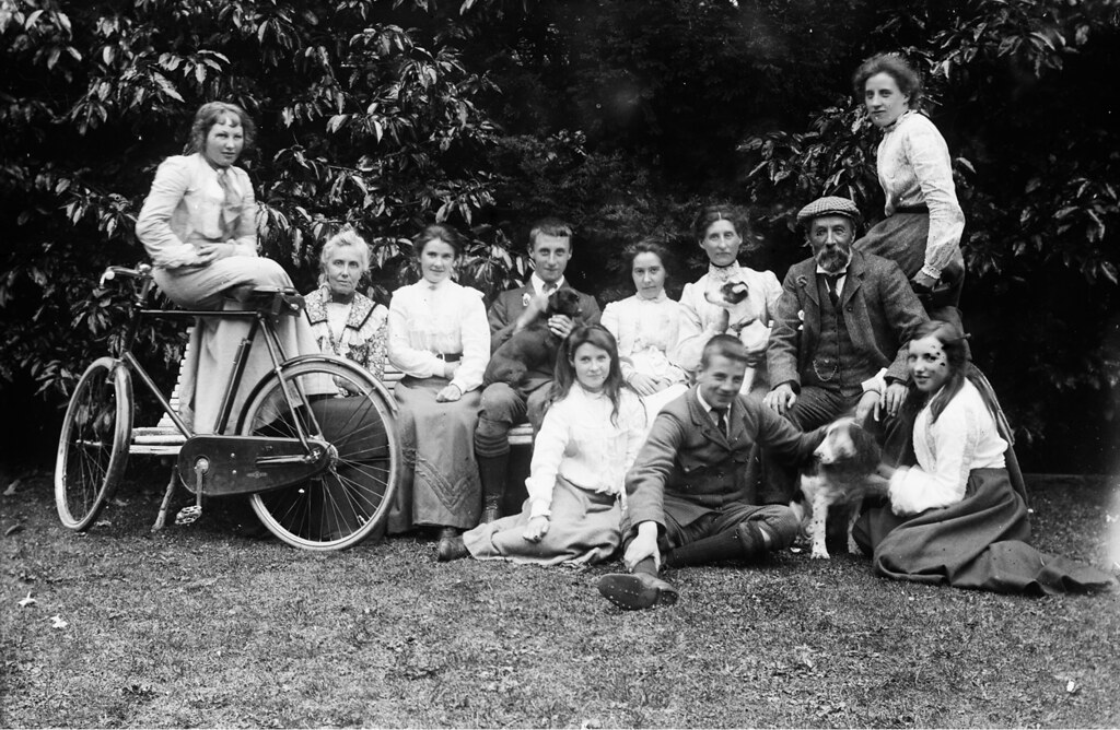 The Whole Squad, Bicycle And Dogs Included