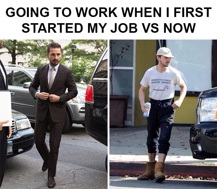 First Day Vs Present